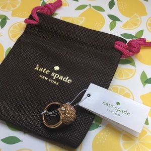 Kate Spade INTO THE WOODS Hedgehog Gold Ring